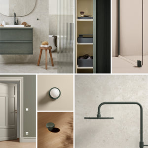 Mirror Cabinet H2 Ash Green