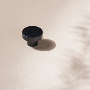 Knob Circular Black
