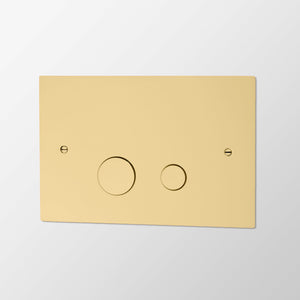 Flush Button Yellow