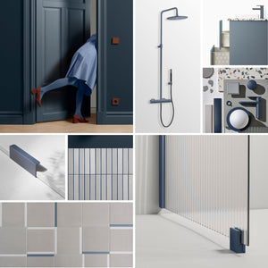 Mirror Cabinet H3 Deep Blue