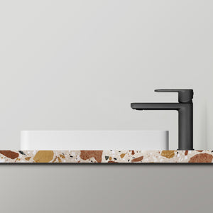 Arch Bathroom Tap Black