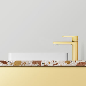 Arch Bathroom Tap Yellow