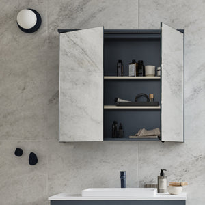 Mirror Cabinet H3 Deep Blue