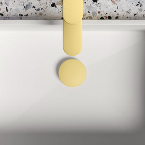 Bathroom Pop Up Waste Yellow