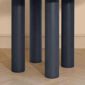 Elephant Round Table Grey Ash Veneer