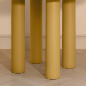 Elephant Round Table Grey Ash Veneer