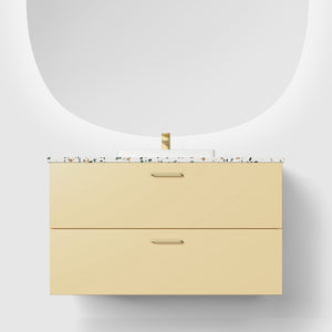 Bathroom Vanity H3 Yellow