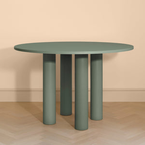 Elephant Round Table Green Ash Veneer