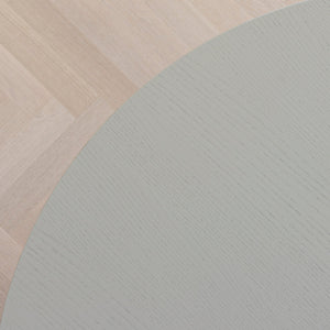 Elephant Round Table Grey Ash Veneer