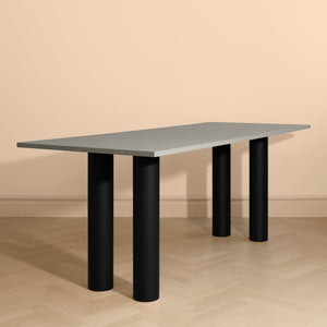Elephant Table Grey Ash Veneer