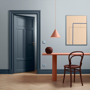Elephant Table Peach Ash Veneer