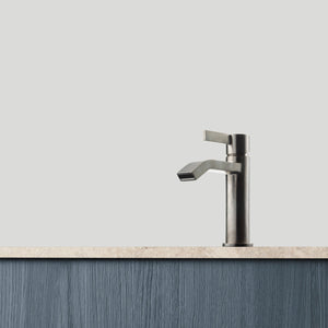 Arch Bathroom Tap 02 Brushed Nickel