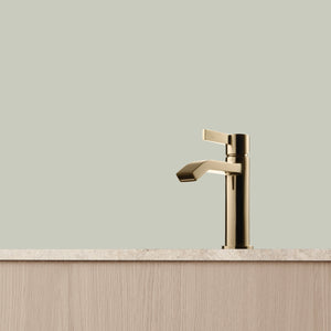 Arch Bathroom Tap 02 Brass