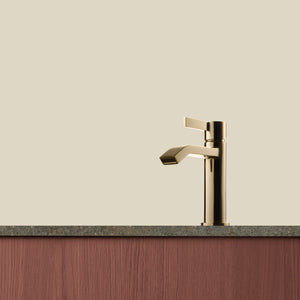 Arch Bathroom Tap 02 Brass