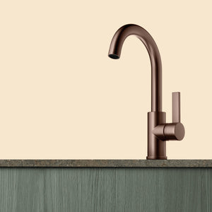 Arch Bathroom Tap 03 Bronze