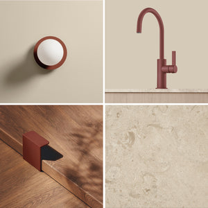 Arch Kitchen Tap 02 Reddish Brown
