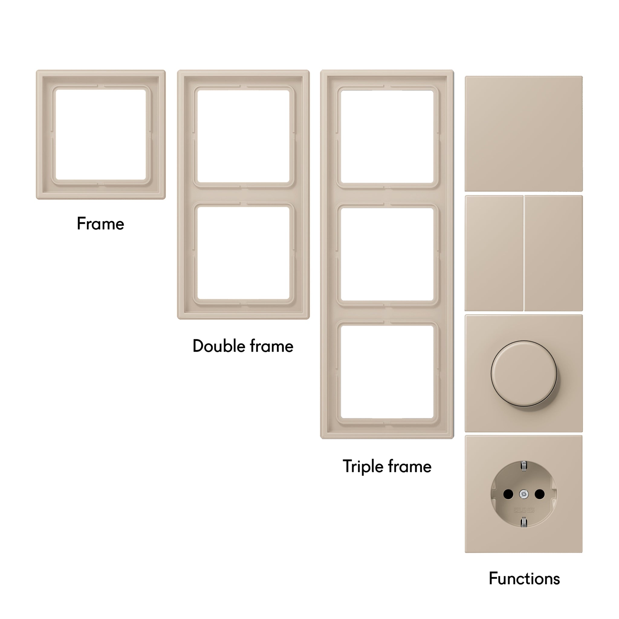 Double Switch Greige 03