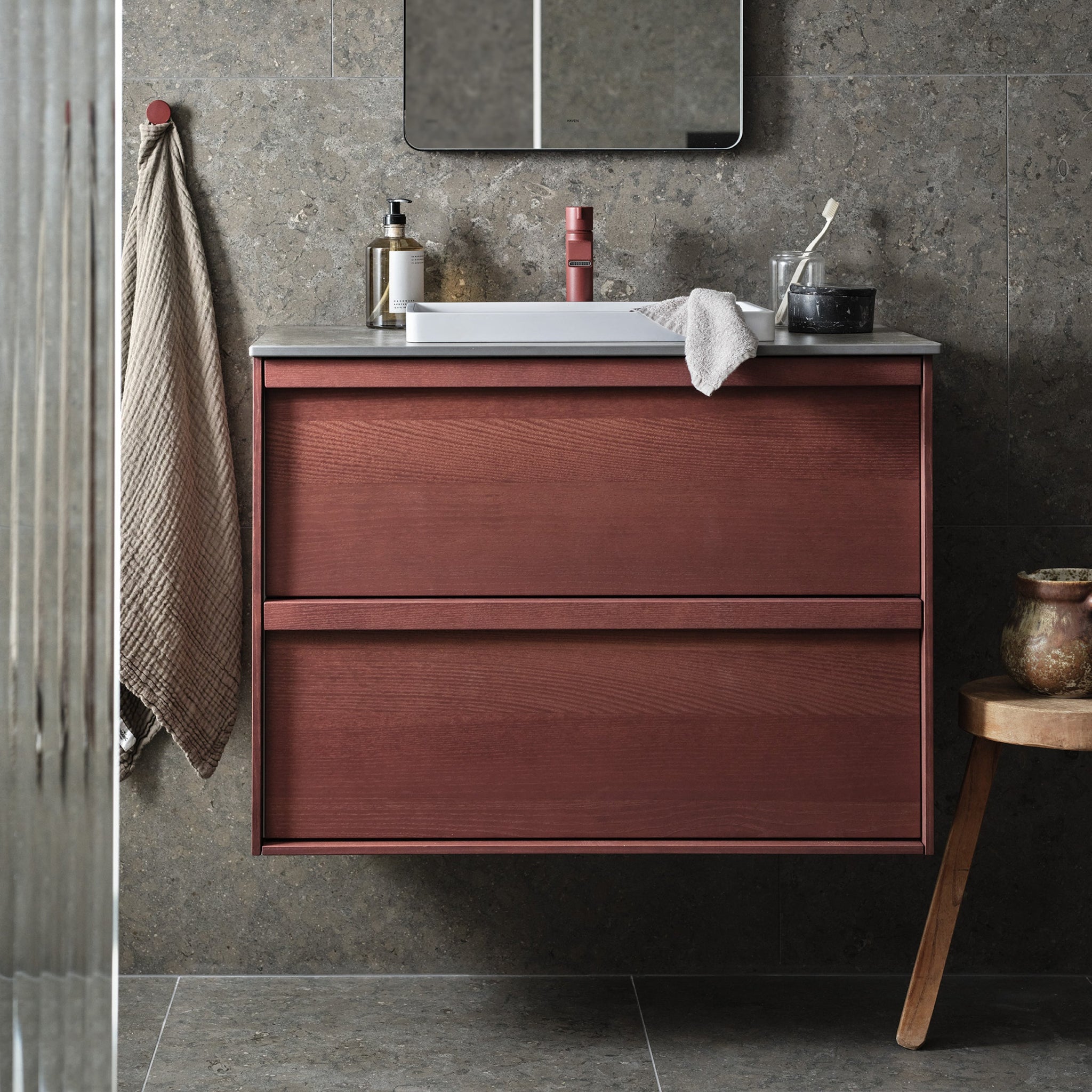 Toniton Bathroom Vanity H2 Reddish Brown – Toniton EU