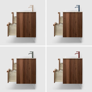 Bathroom Vanity H2 Walnut