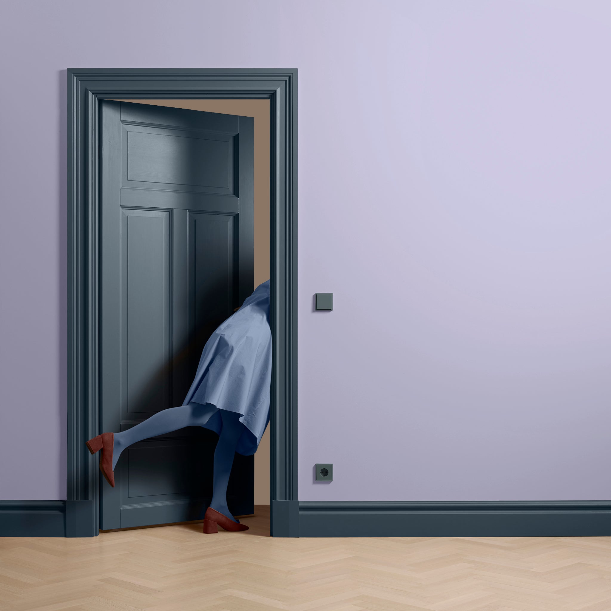 Wall Paint Purple 02