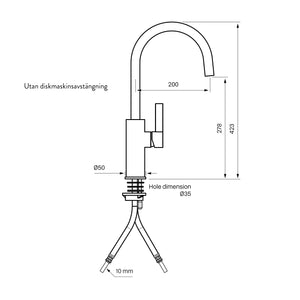 Arch Kitchen Tap 02 Bronze