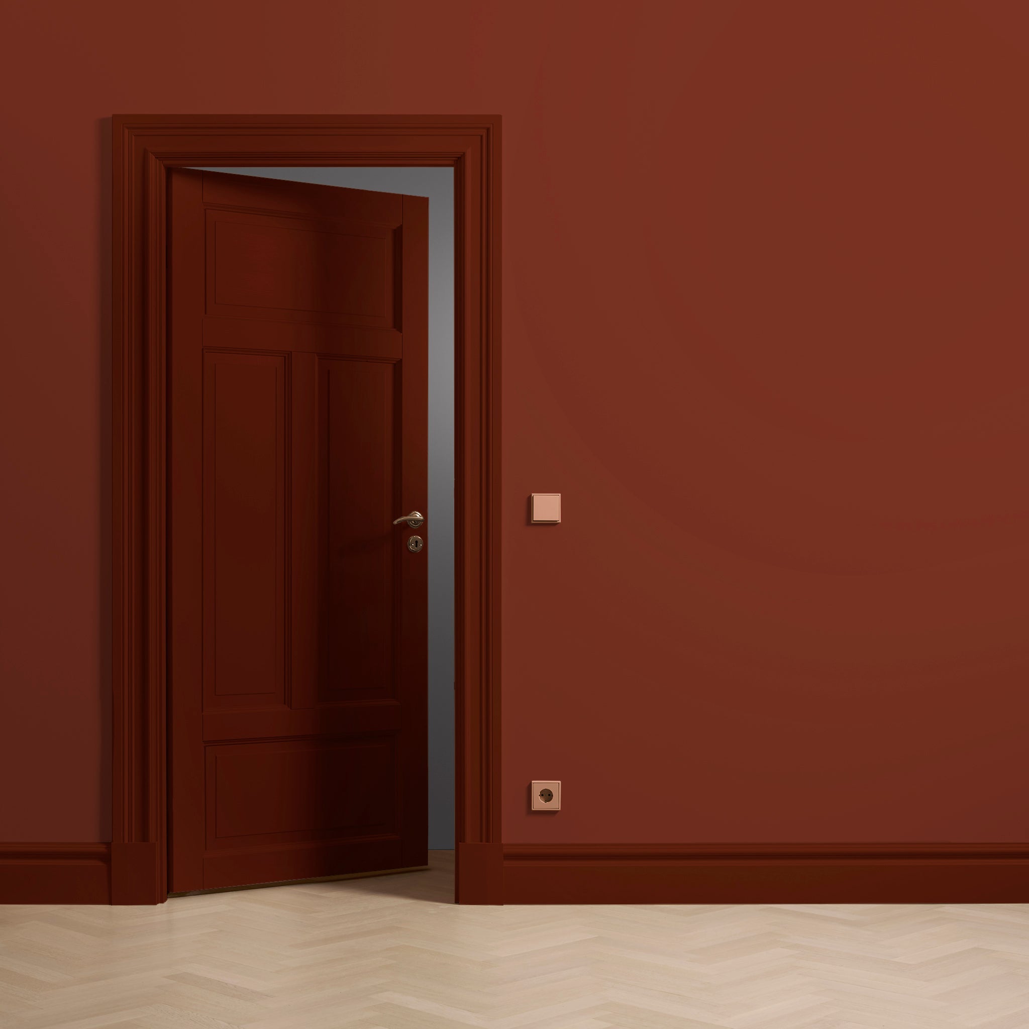 Lacquer Paint Brick Red 05