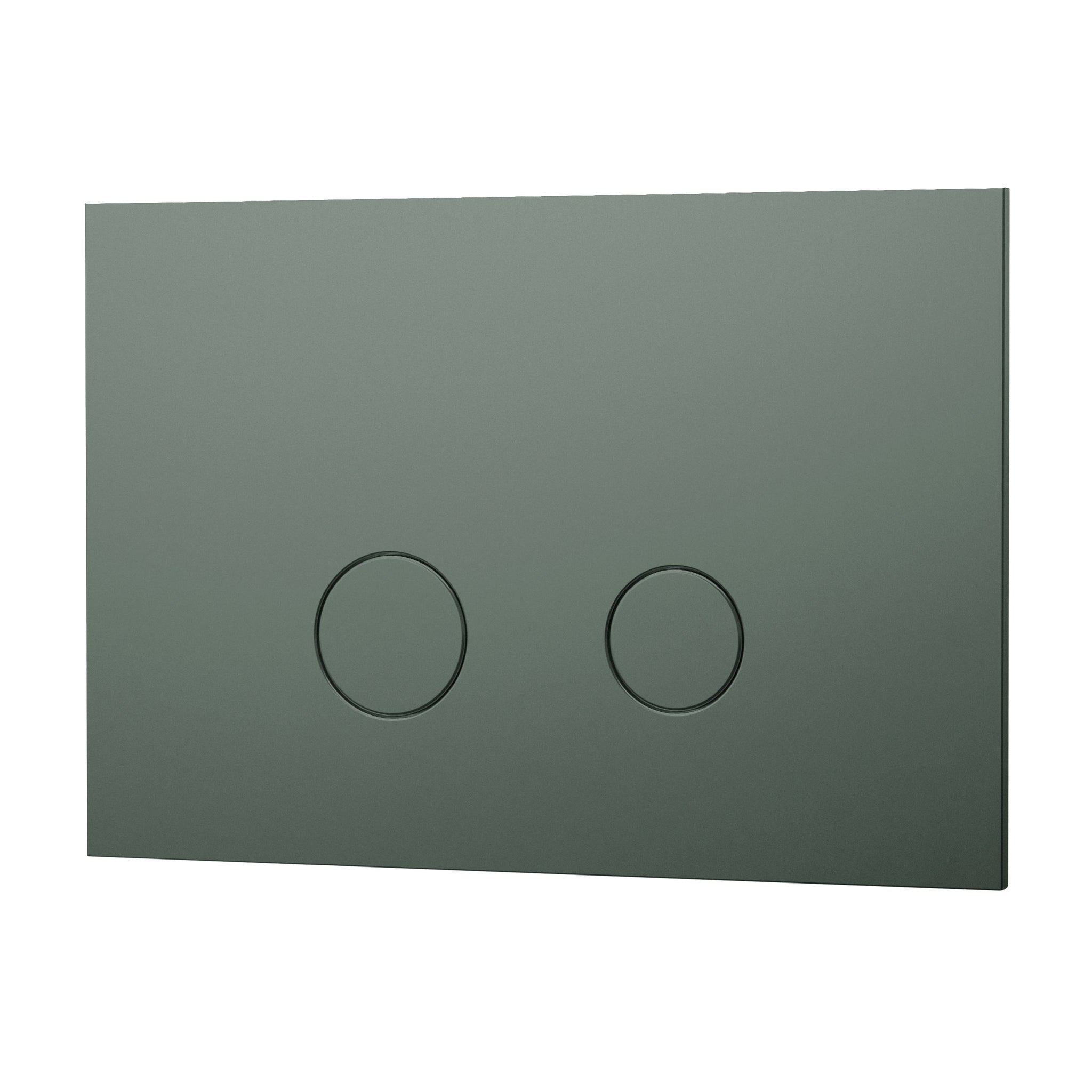 Flush Button Ash Green