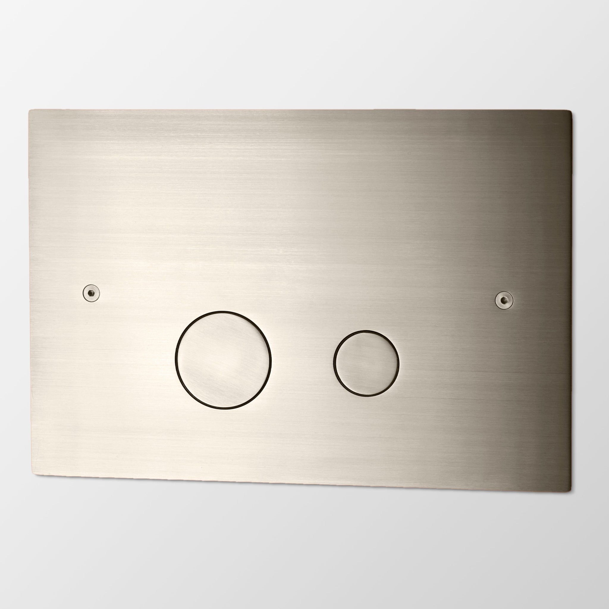 Flush Button Brushed Nickel