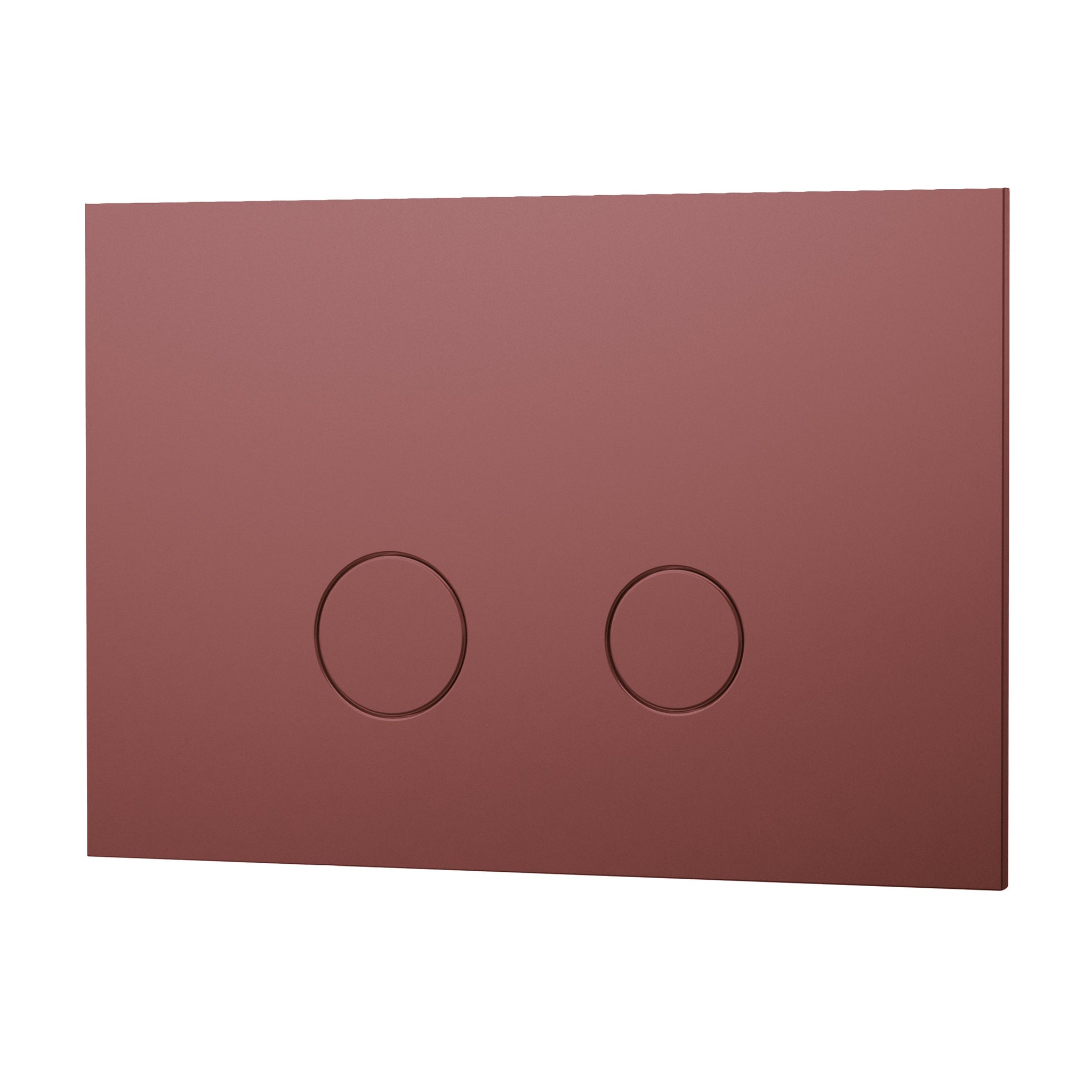 Flush Button Reddish Brown