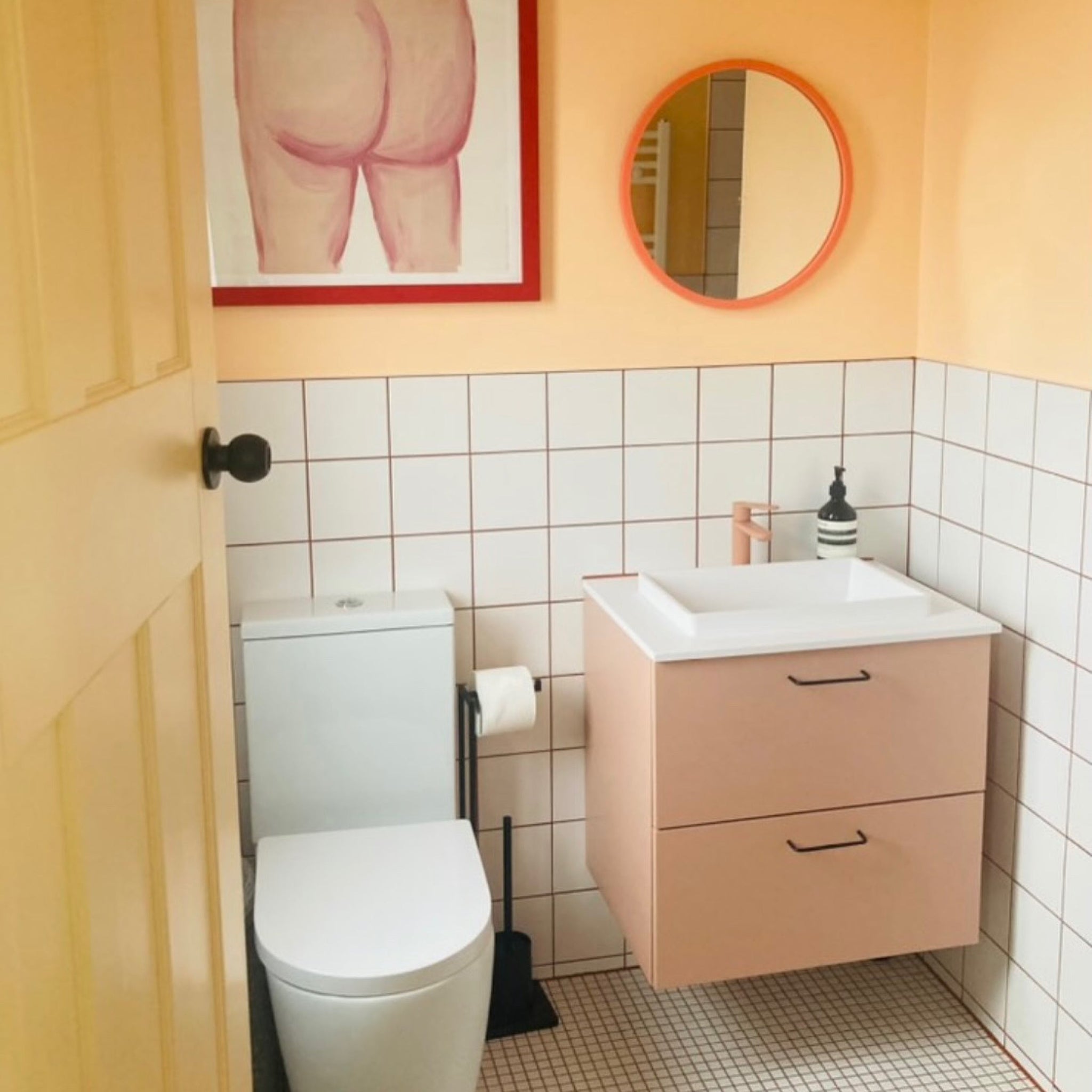Arch Bathroom Tap Peach