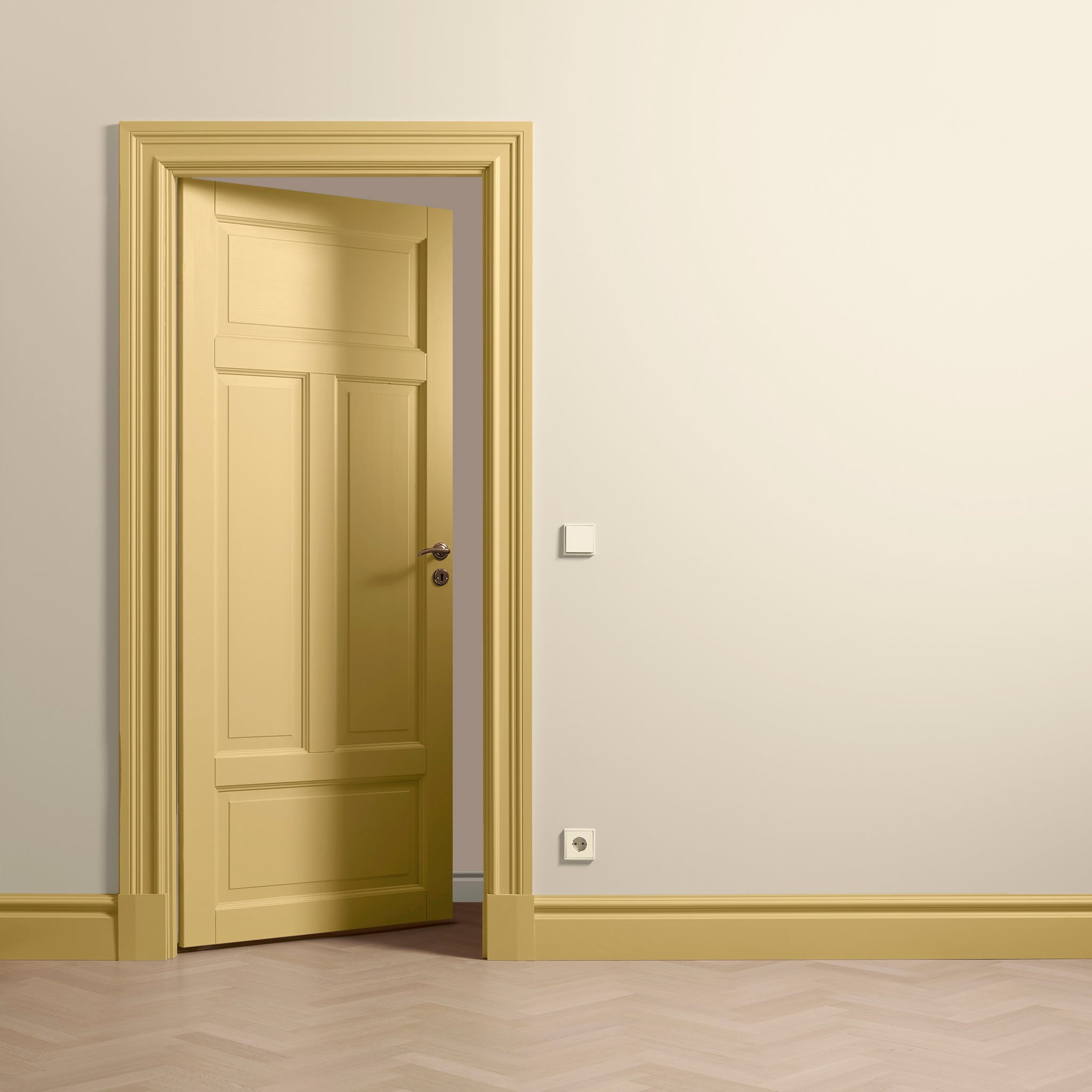 Interior Wood Paint Deep Yellow 02