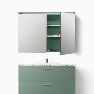 Mirror Cabinet H3 Deep Green